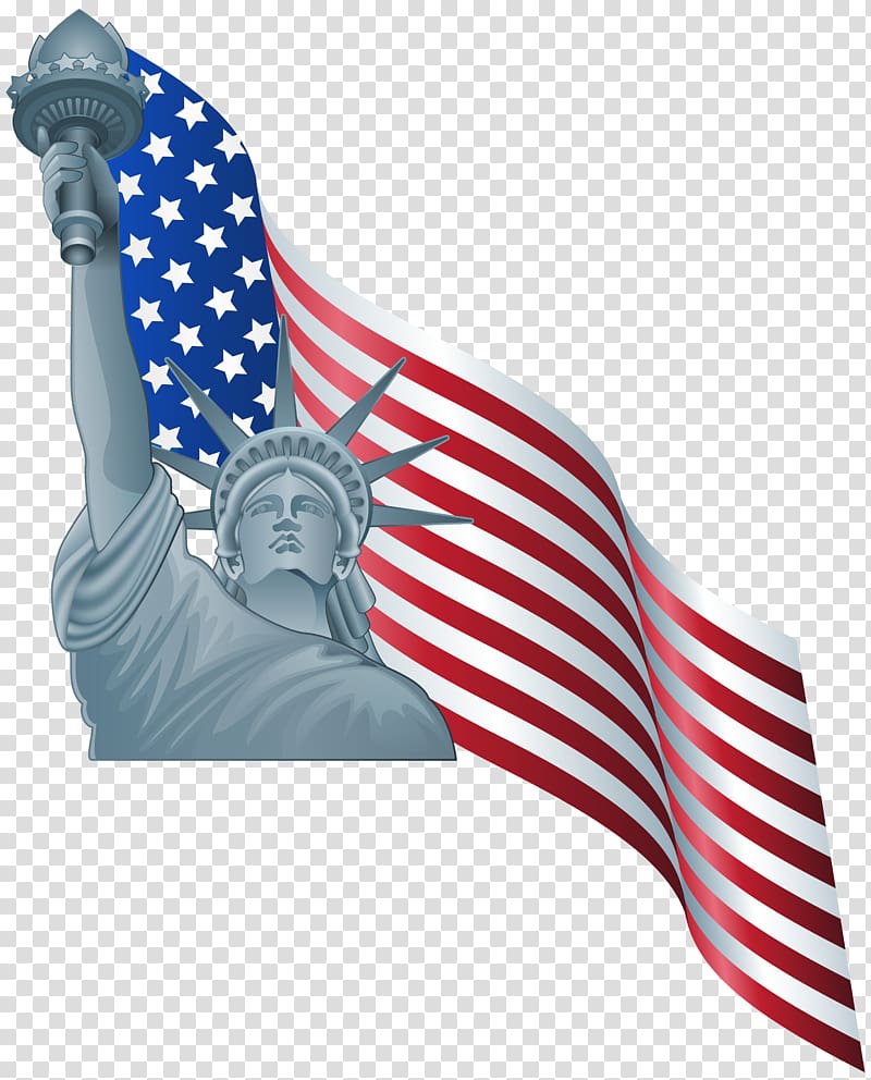 Statue Of Liberty , Statue of Liberty , American Flag and Statue of Liberty transparent background PNG clipart