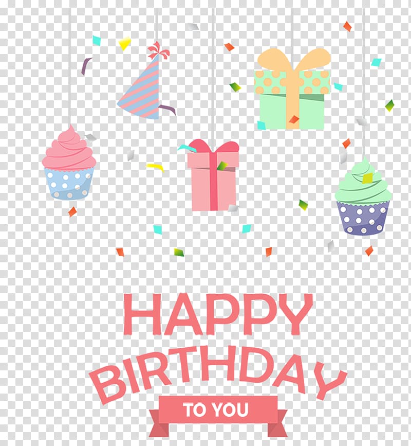 Birthday cake Party, Birthday, happy birthday to you illustration ...