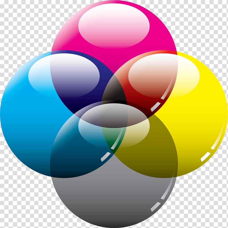 CMYK color model Offset printing RGB color model, colours transparent background PNG clipart