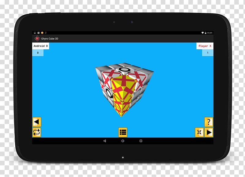 Tablet Computers Ghyro Cube 3D TicTacToe Cube Pearls, Board puzzle game Android, android transparent background PNG clipart