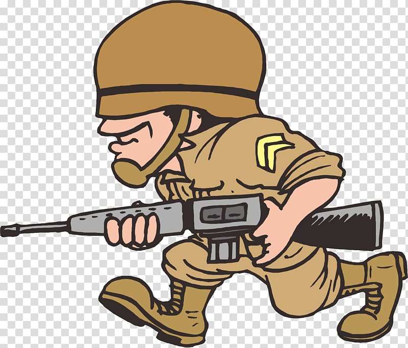 Cartoon Soldier Military , Fighting veterans transparent background PNG clipart