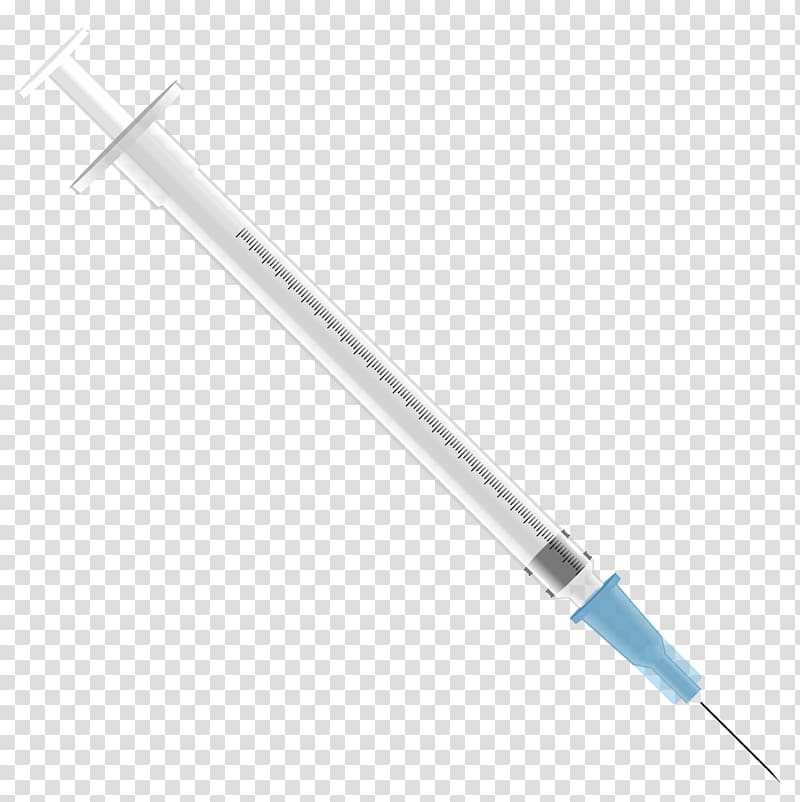 Syringe Hypodermic needle , sewing needle transparent background PNG clipart