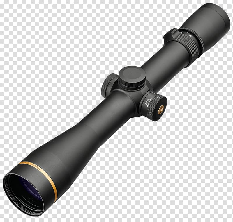 Telescopic sight Leupold & Stevens, Inc. Varmint hunting Rifle, scope transparent background PNG clipart