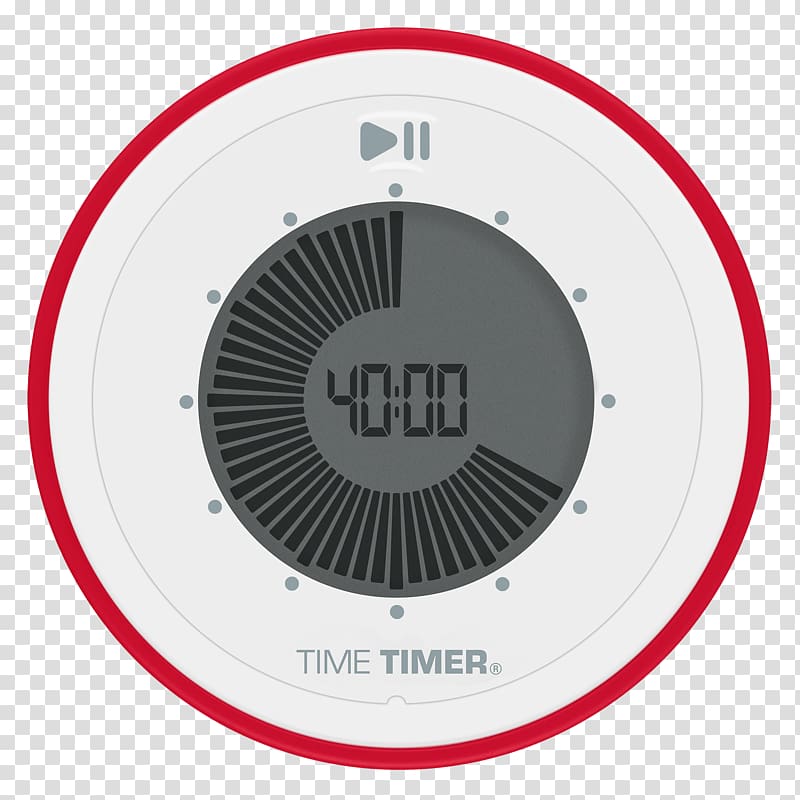 Time Timer Llc Sister Sensory Clock, the time is quiet transparent background PNG clipart