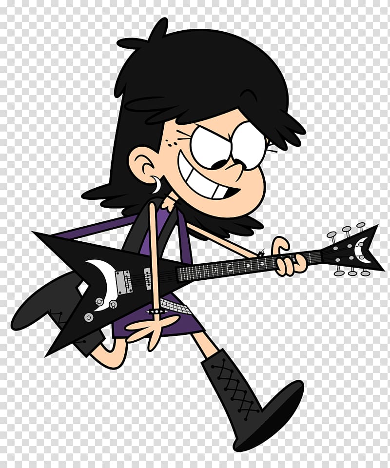 Lincoln Loud Luna Loud Lori Loud Luan Loud, heavy metal music transparent background PNG clipart