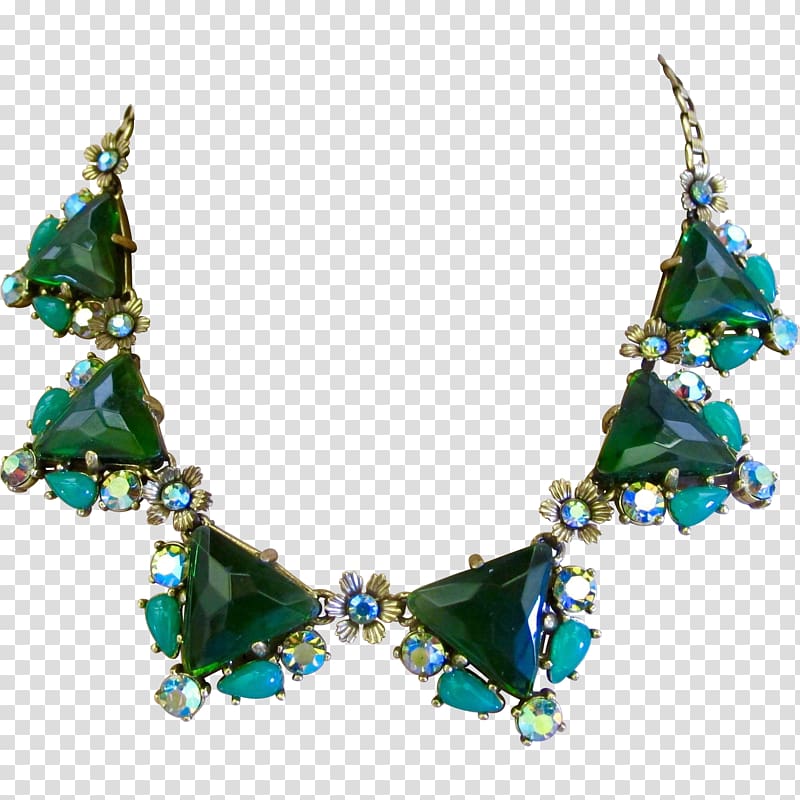 Earring Jewellery Turquoise Necklace Gemstone, emerald transparent background PNG clipart