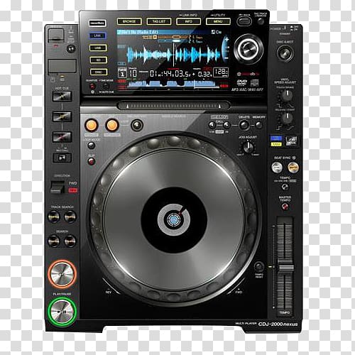 CDJ-2000nexus Pioneer DJ Pioneer Corporation CD player, DJ special disc players transparent background PNG clipart