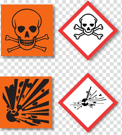 Hazard symbol Chemical substance CLP Regulation Hazardous waste Globally Harmonized System of Classification and Labelling of Chemicals, symbol transparent background PNG clipart