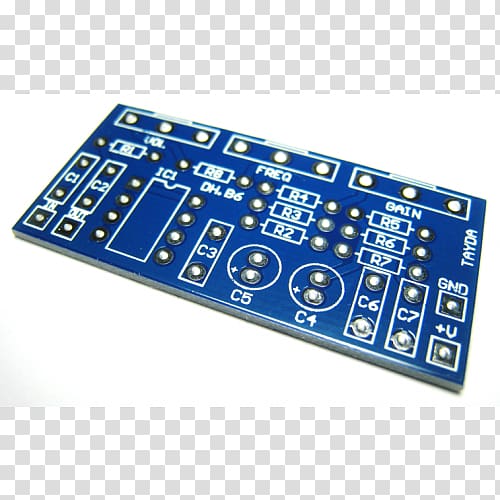 Microcontroller Electronics Electronic component Printed circuit board Effects Processors & Pedals, guitar pedal transparent background PNG clipart