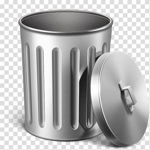 lid cylinder hardware mug, Trash empty, gray trash bin graphic transparent background PNG clipart