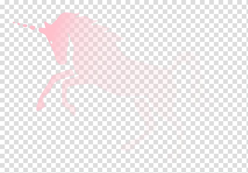 pink and white unicorn art, Invisible Pink Unicorn Parody religion Invisibility, unicorn transparent background PNG clipart
