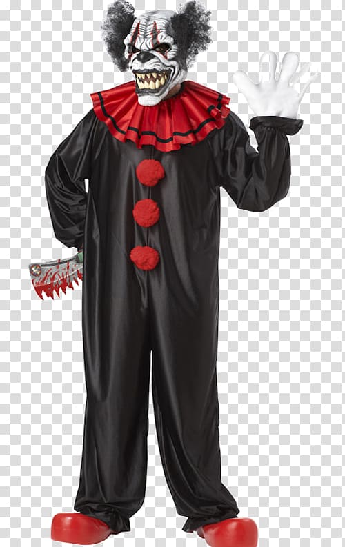 Evil clown Halloween costume Adult, Halloween transparent background PNG clipart