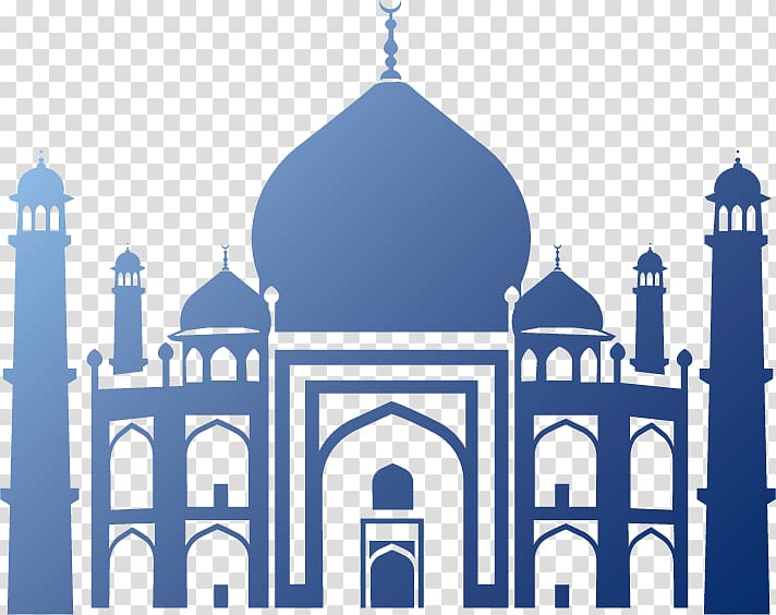 Halal Mosque Islamic architecture, Mosque Silhouette, blue mosque illustration transparent background PNG clipart