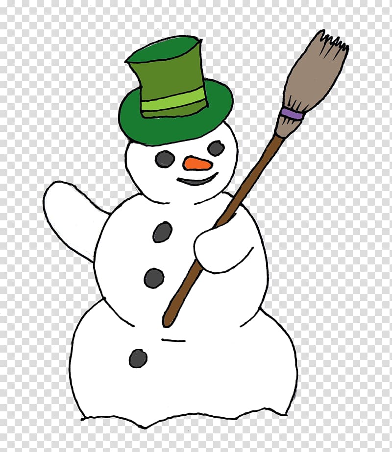 Snowman Broom , Snowman transparent background PNG clipart