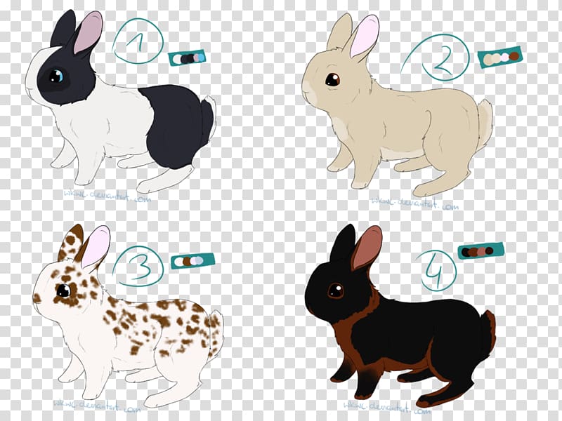 Domestic rabbit Dog Hare Animal, 20 points transparent background PNG clipart