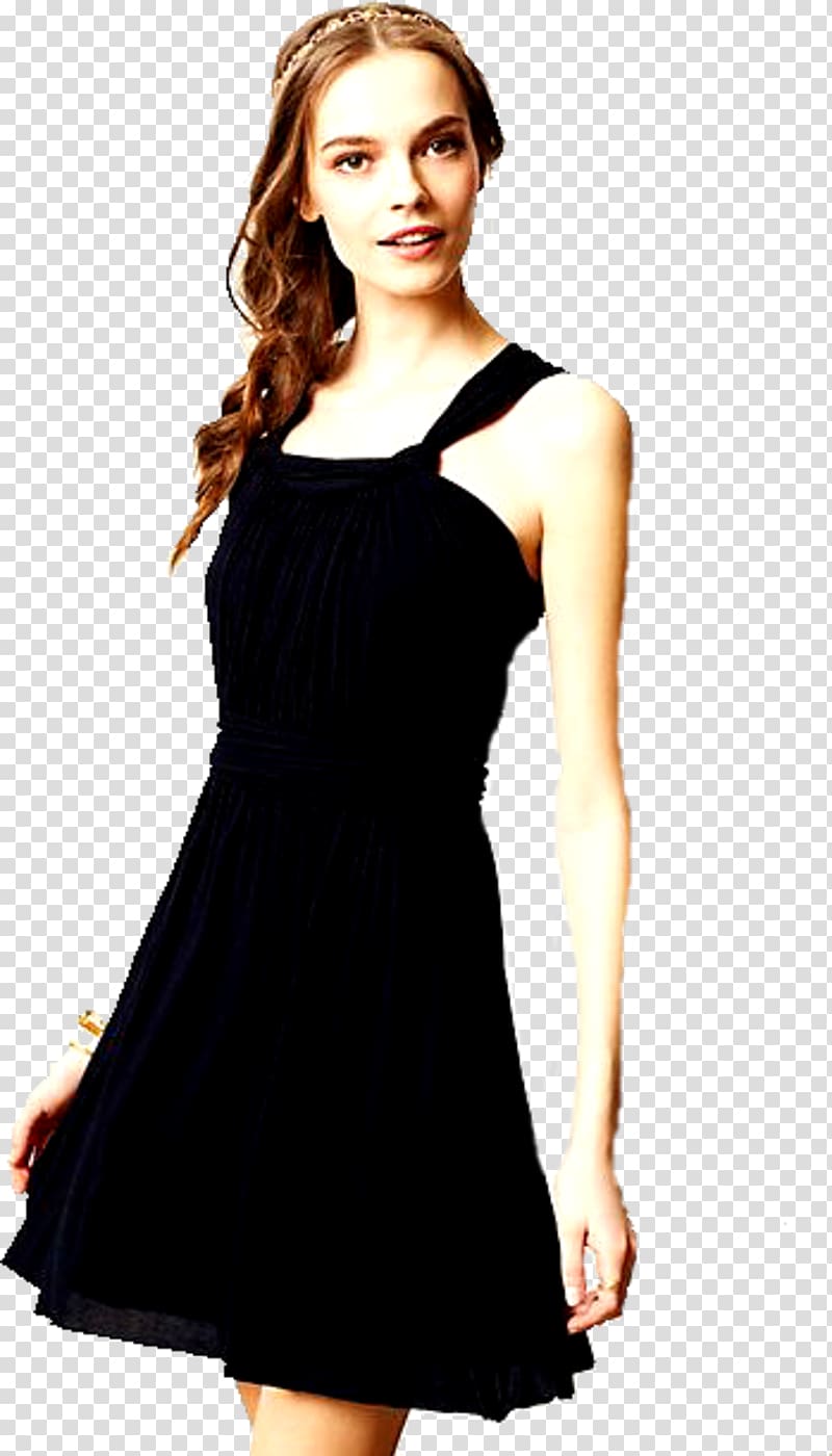 Little black dress Woman Fashion Sleeve, dress transparent background PNG clipart