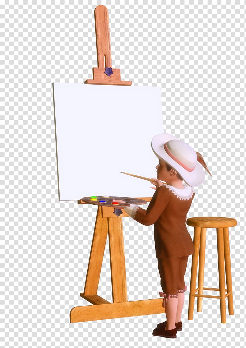 Human behavior Drawing Wood Easel, wood transparent background PNG clipart