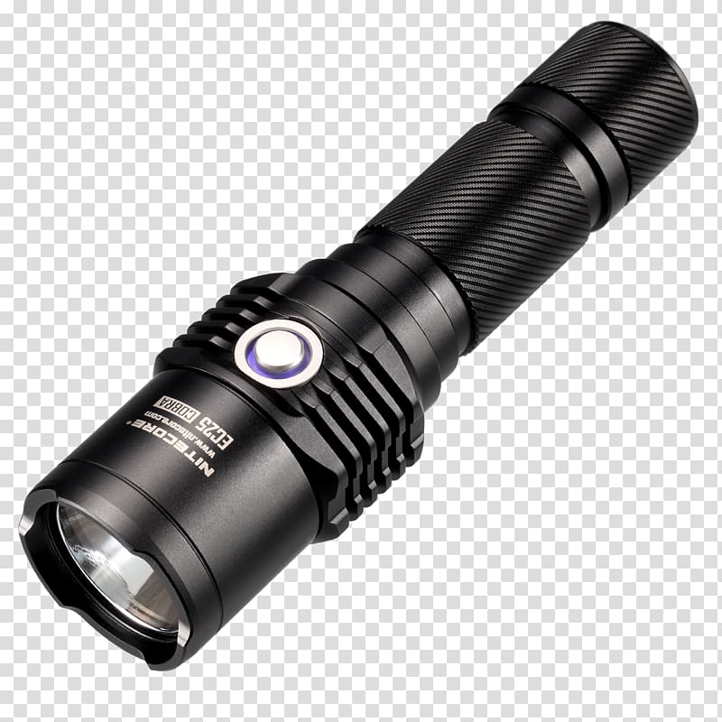 Nitecore EA41 Explorer Compact Searchlight 1020 Lumens Flashlight Amazon.com Light-emitting diode, flashlight transparent background PNG clipart