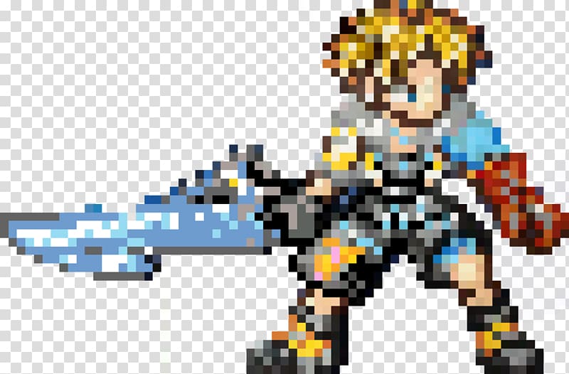 Final Fantasy VIII Final Fantasy X Pixel art Tidus, sprite transparent background PNG clipart