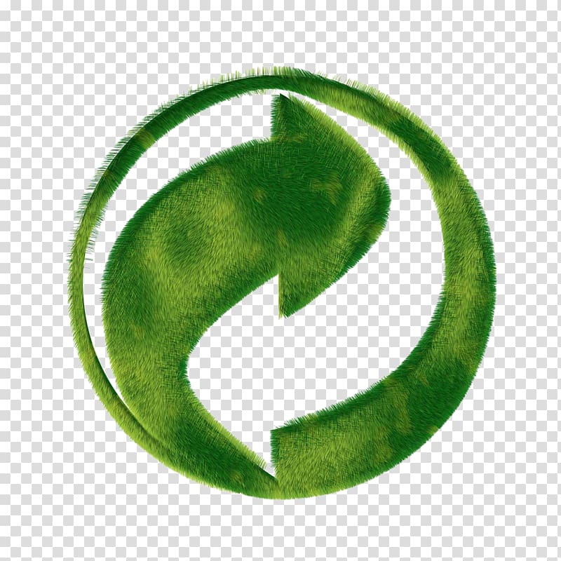 Paper recycling Recycling symbol Reuse, Green Arrow transparent background PNG clipart