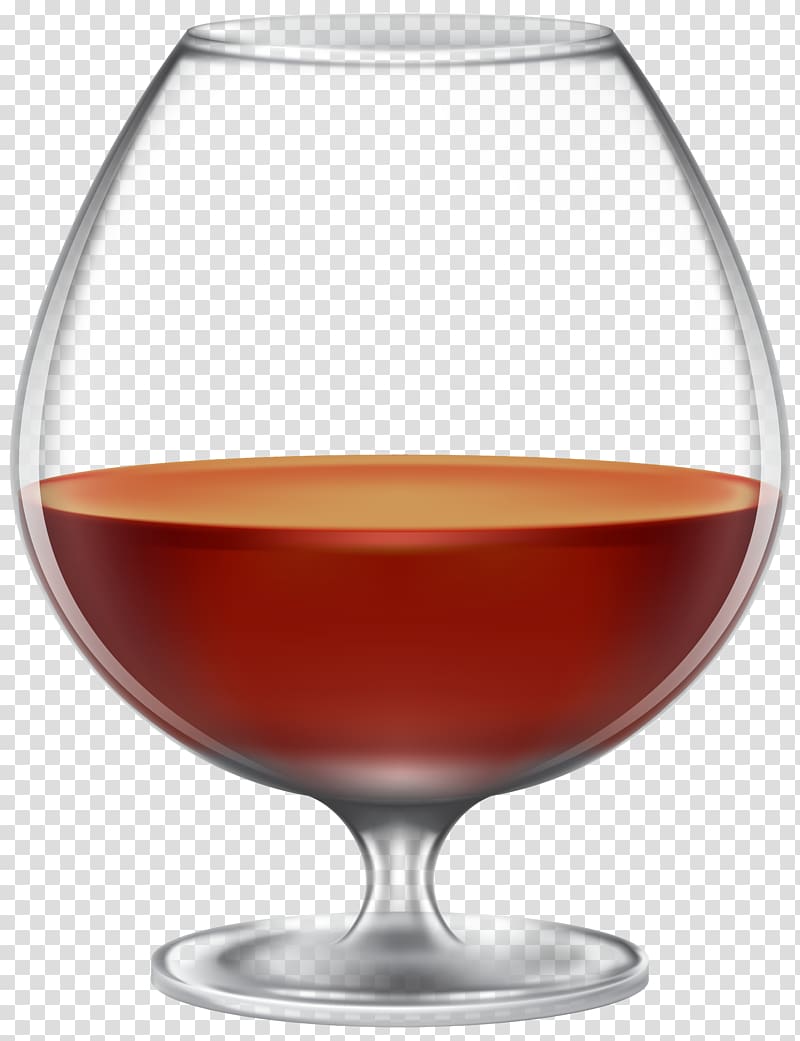 Red Wine Brandy Cognac Wine glass, Brandy Glass transparent background PNG clipart