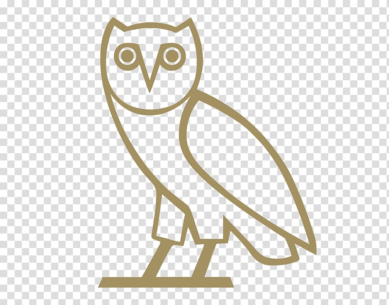 brown owl illustration, October\'s Very Own Decal T-shirt OVO Sound, owls transparent background PNG clipart