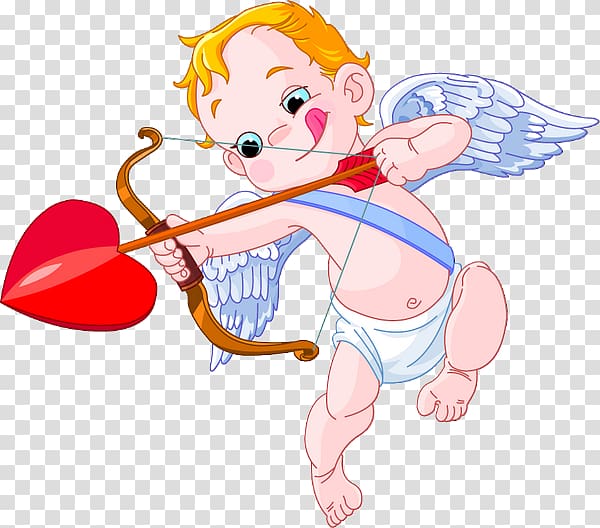 Cupid and Psyche Valentine\'s Day , cupid transparent background PNG clipart