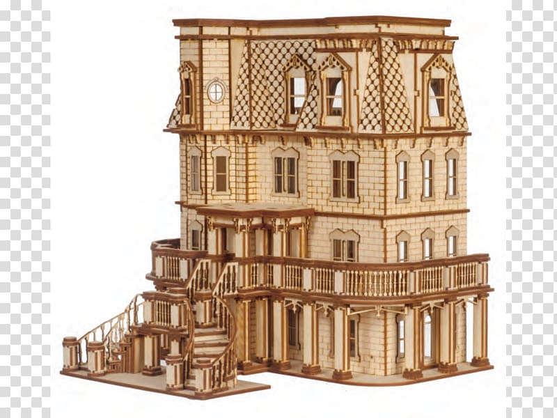 Dollhouse Hegeler Carus Mansion 1:24 scale, doll transparent background PNG clipart