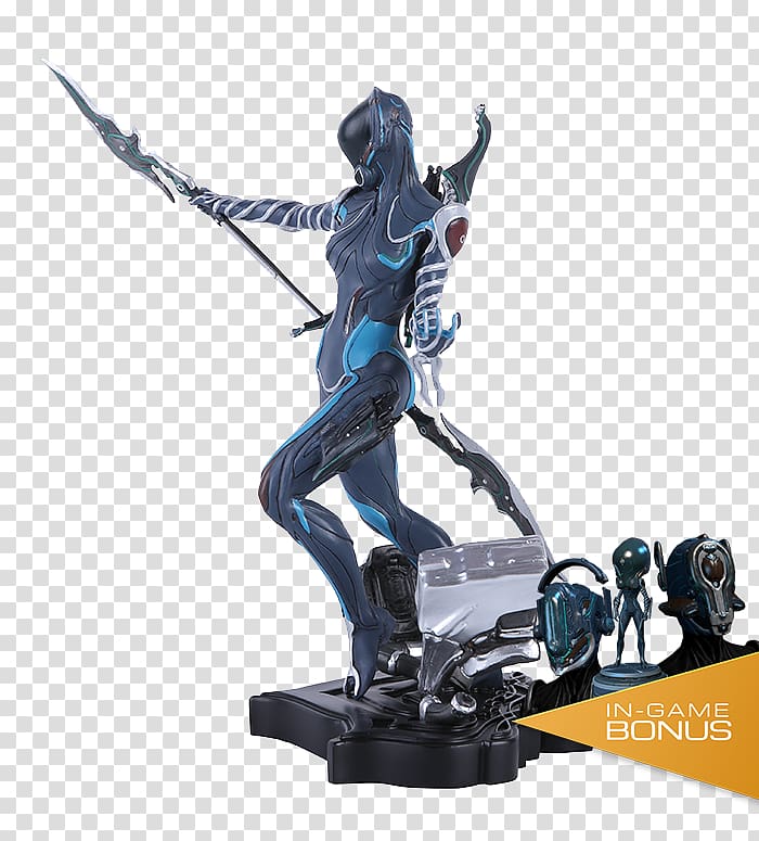Warframe Figurine Statue Action & Toy Figures, collectibles poster title transparent background PNG clipart