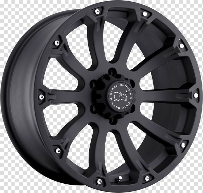 Black rhinoceros Car Wheel Tire, Black Rhinoceros transparent background PNG clipart