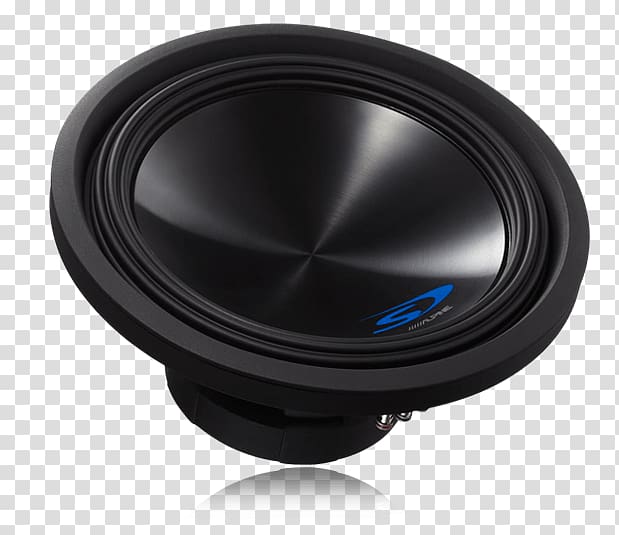 Subwoofer Alpine Electronics Loudspeaker Computer speakers Car, Top Angle transparent background PNG clipart