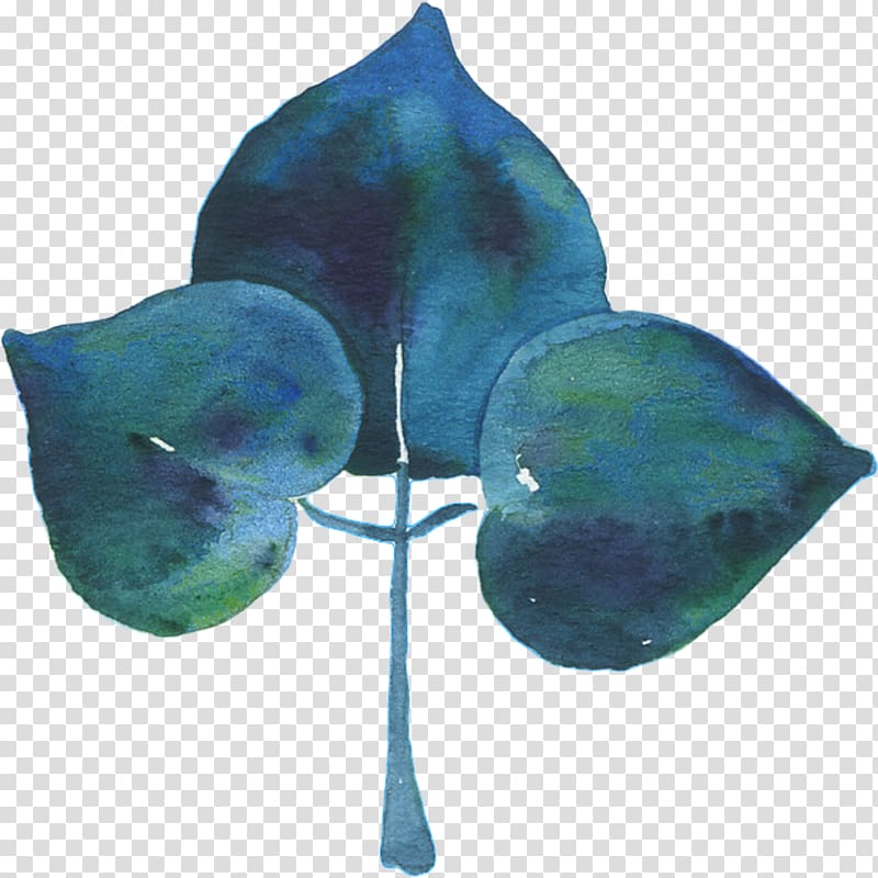 Cartoon Leaf Tree, Leaves Hand Painted transparent background PNG clipart