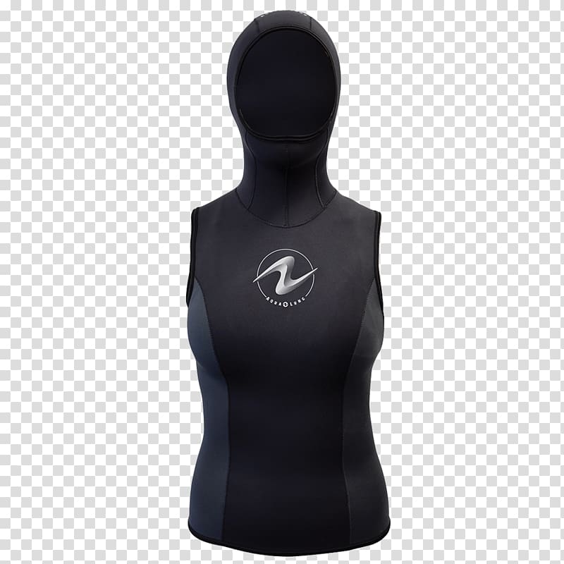 Gilets Outerwear Hood Sleeve Aqua Lung/La Spirotechnique, woman transparent background PNG clipart