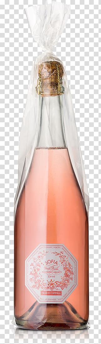 Francis Ford Coppola Winery Champagne Rosé Sparkling wine, champagne transparent background PNG clipart