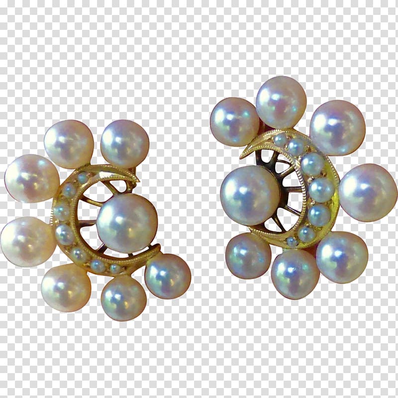 Earring Jewellery Pearl Gemstone Gold, lustre transparent background PNG clipart