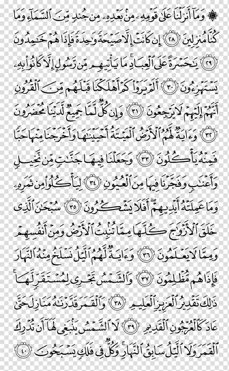 Quran Ya Sin Juz\' Ghafir Al-Baqara, Islam transparent background PNG clipart
