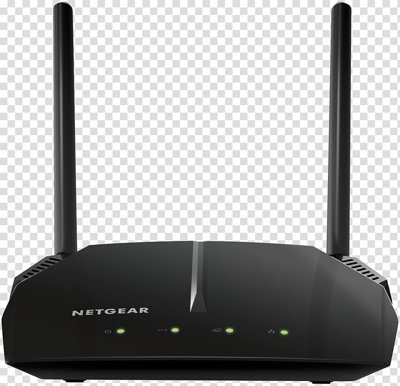 Wireless router NETGEAR AC1200 Dual-Band WLAN router WiFi router 2.4 GHz NETGEAR R6120, others transparent background PNG clipart