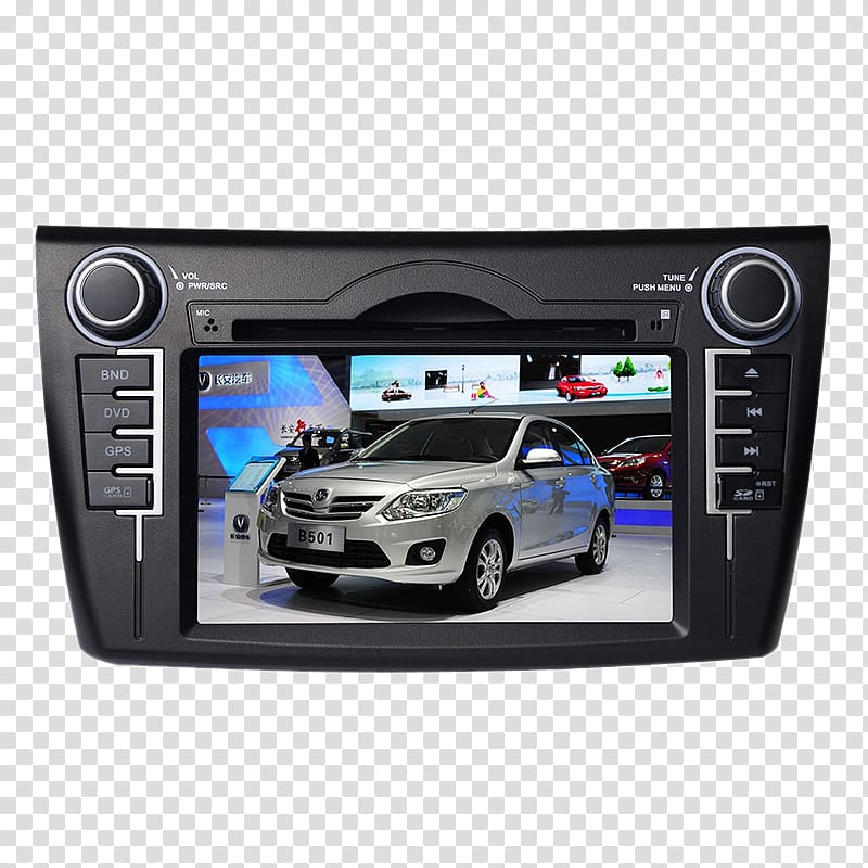 Car Navigation DVD, Car DVD navigation one machine transparent background PNG clipart
