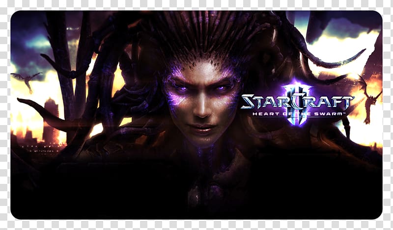 StarCraft II: Heart of the Swarm Desktop Heroes of the Storm Sarah Kerrigan Desktop metaphor, starcraft transparent background PNG clipart