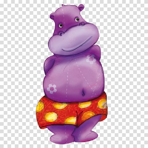 Hippopotamus Google Purple , baby hippo transparent background PNG clipart