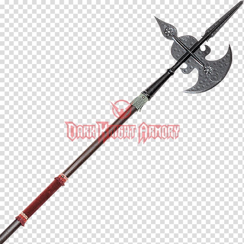 Middle Ages Bardiche Halberd Chivalry: Medieval Warfare Weapon, halberd transparent background PNG clipart