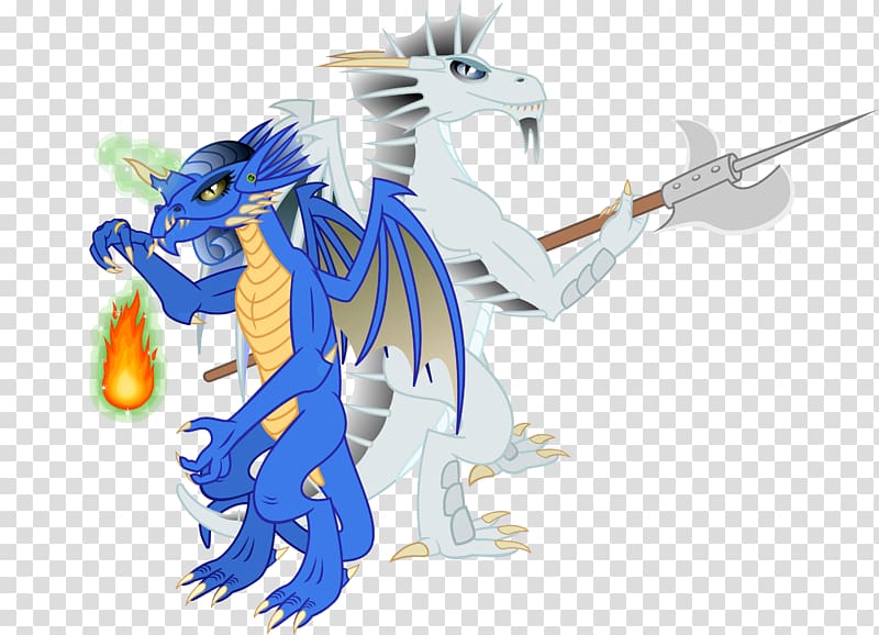 Dragon Cartoon, halberd transparent background PNG clipart