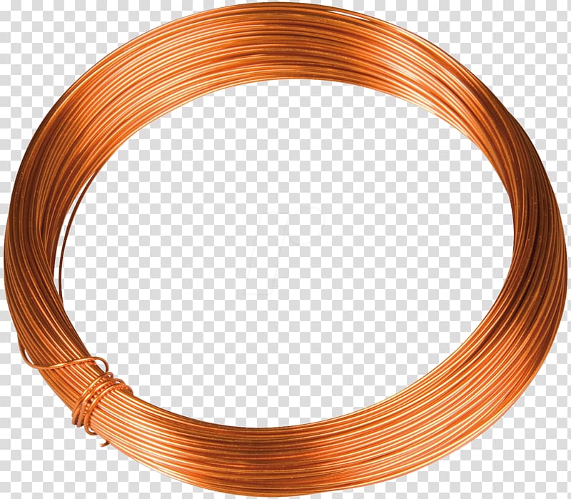 Copper conductor Magnet wire Electrical cable, wire transparent background PNG clipart