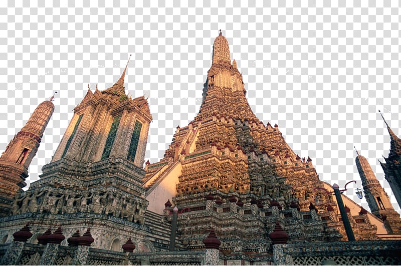 Wat Arun Landmark Tourist attraction, Bangkok iconic landmarks Arun transparent background PNG clipart