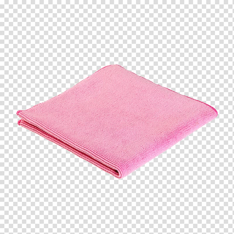 Microfiber Textile Cleaning Dust, pink cloth transparent background PNG clipart