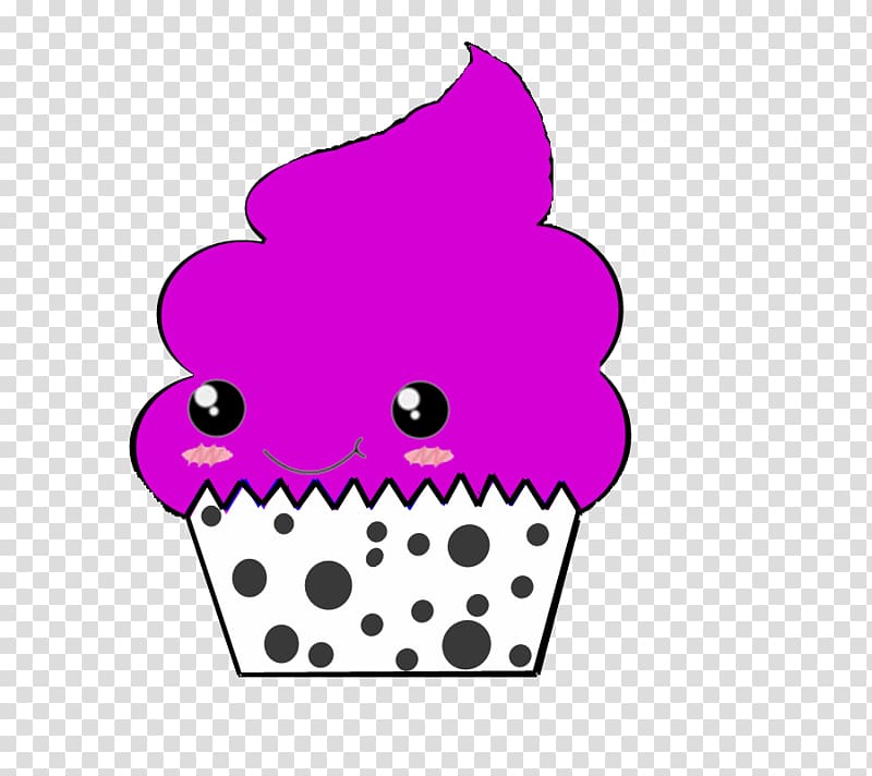 Cupcake Fruitcake Torte Cake Sweet Cream, kawaii transparent background PNG clipart