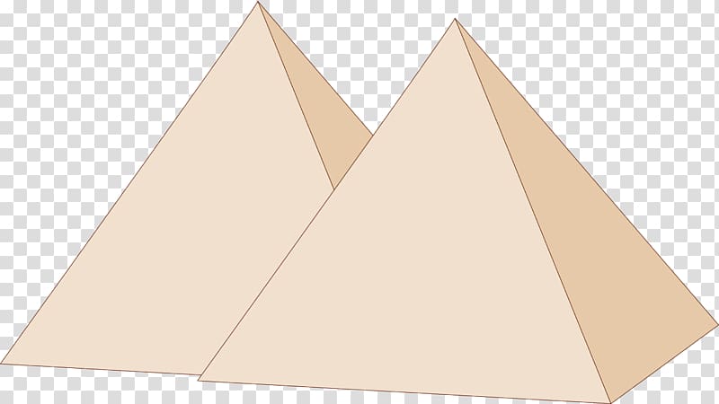 Triangle Wood, Simple wind pyramid transparent background PNG clipart