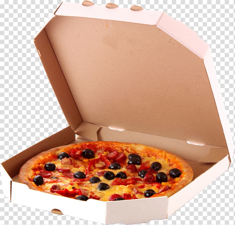 Sicilian pizza Take-out Pizza box Pizza delivery, pizza transparent background PNG clipart
