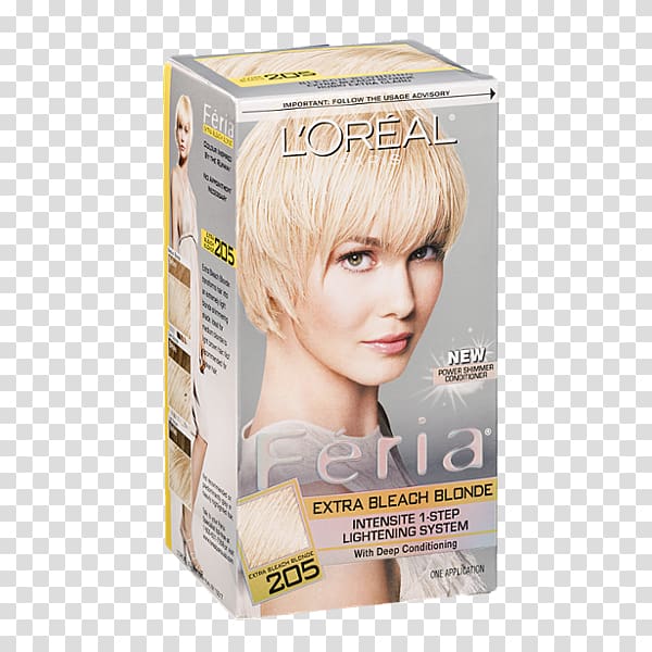 Blond Hair coloring Bleach Human hair color L\'Oréal, bleach transparent background PNG clipart