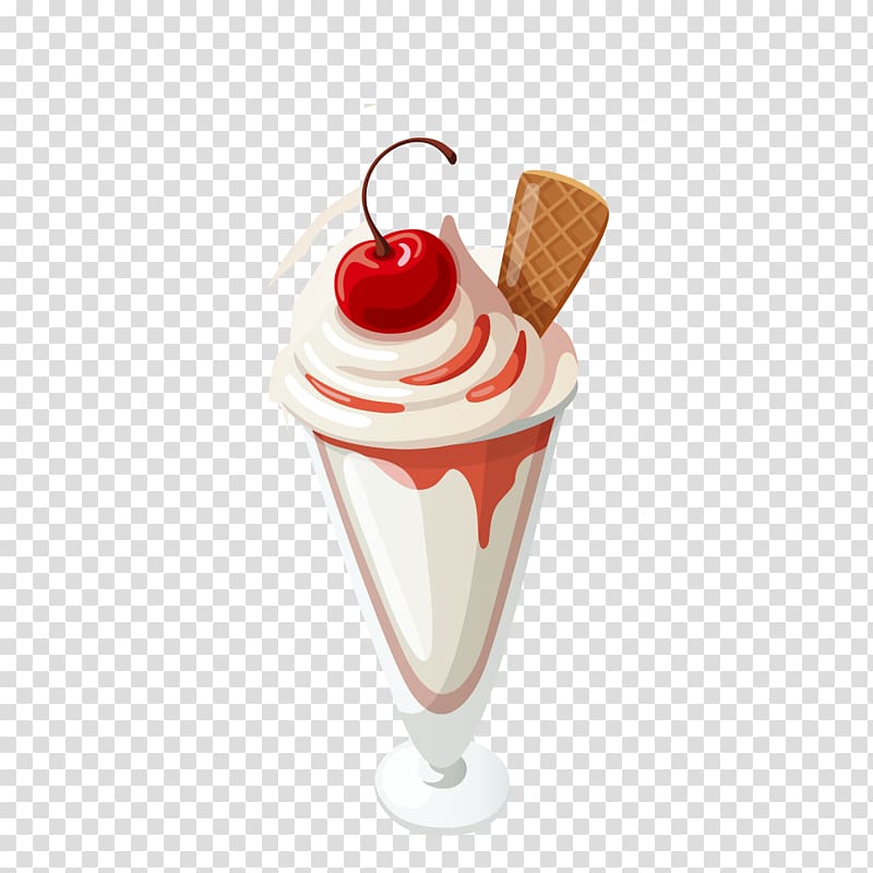 Ice cream cone Sundae Snow cone, Ice cream transparent background PNG clipart